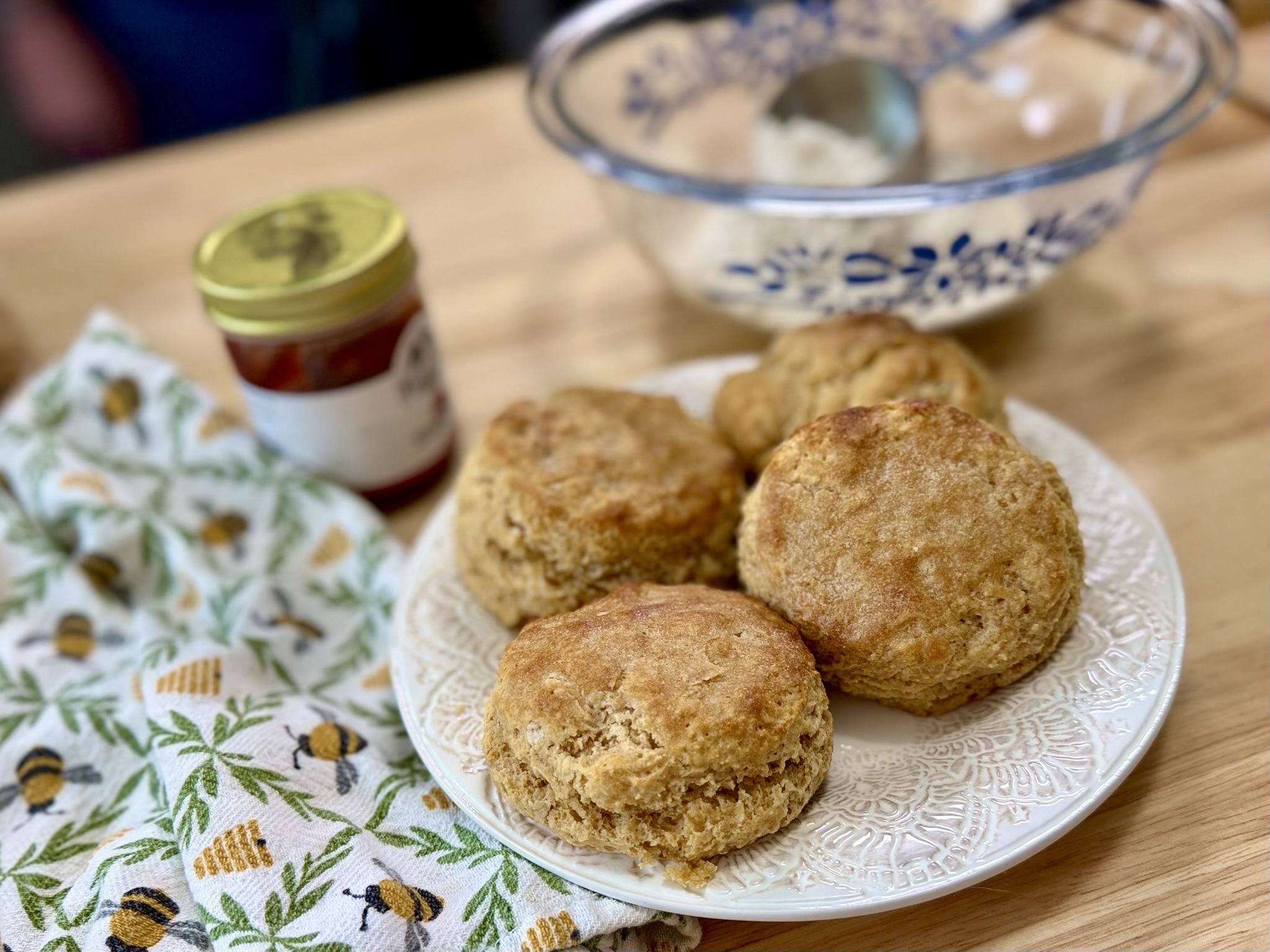 buttermilk Biscuits with fresh milled flour