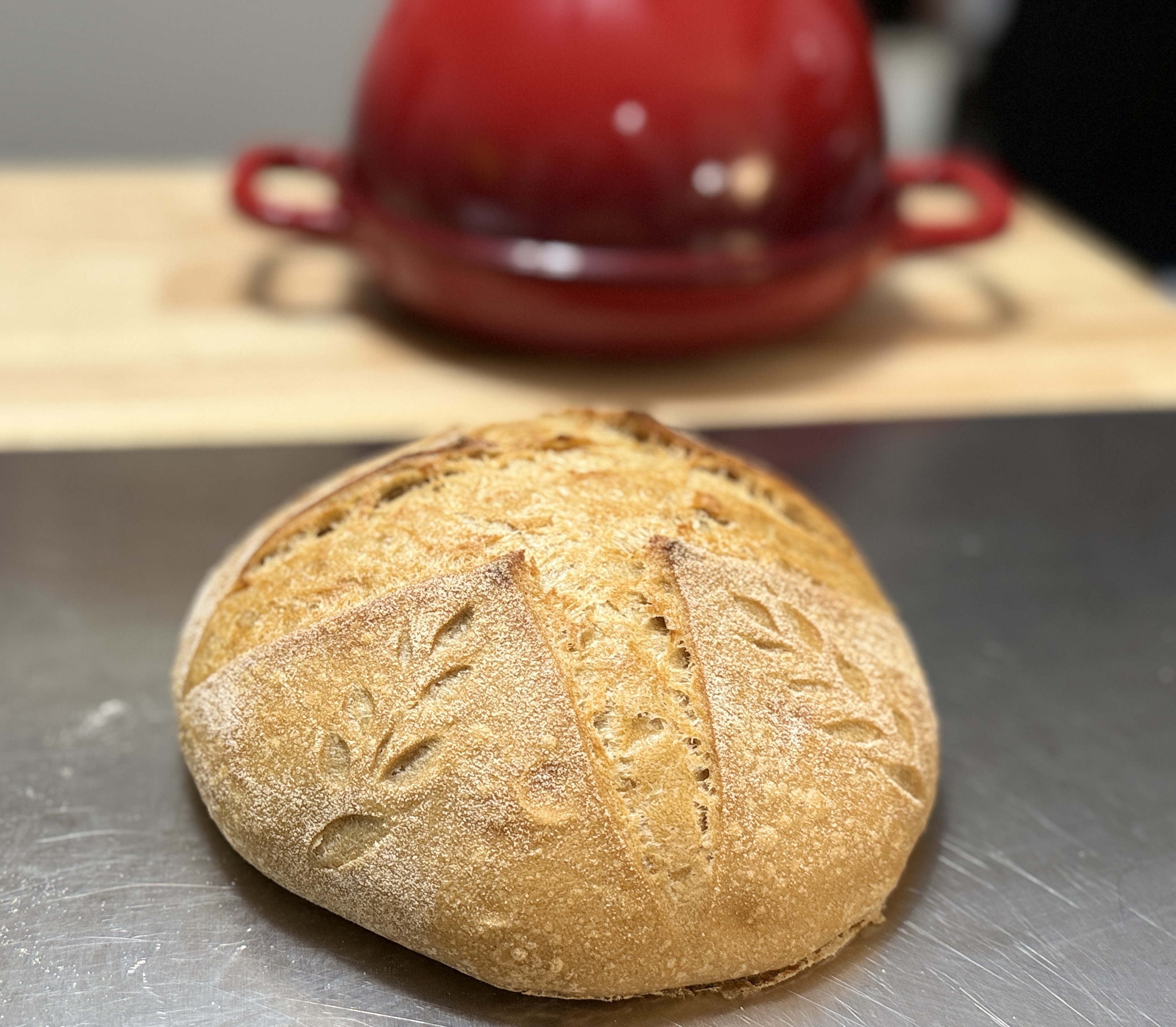 Sourdough Bread Made With Fresh Milled Flour